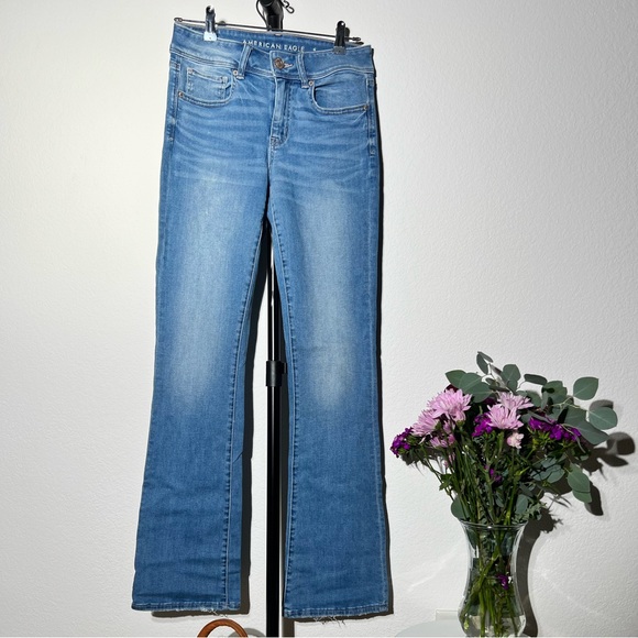 Wide leg- classic blue- American Eagle jeans - Picture 1 of 5